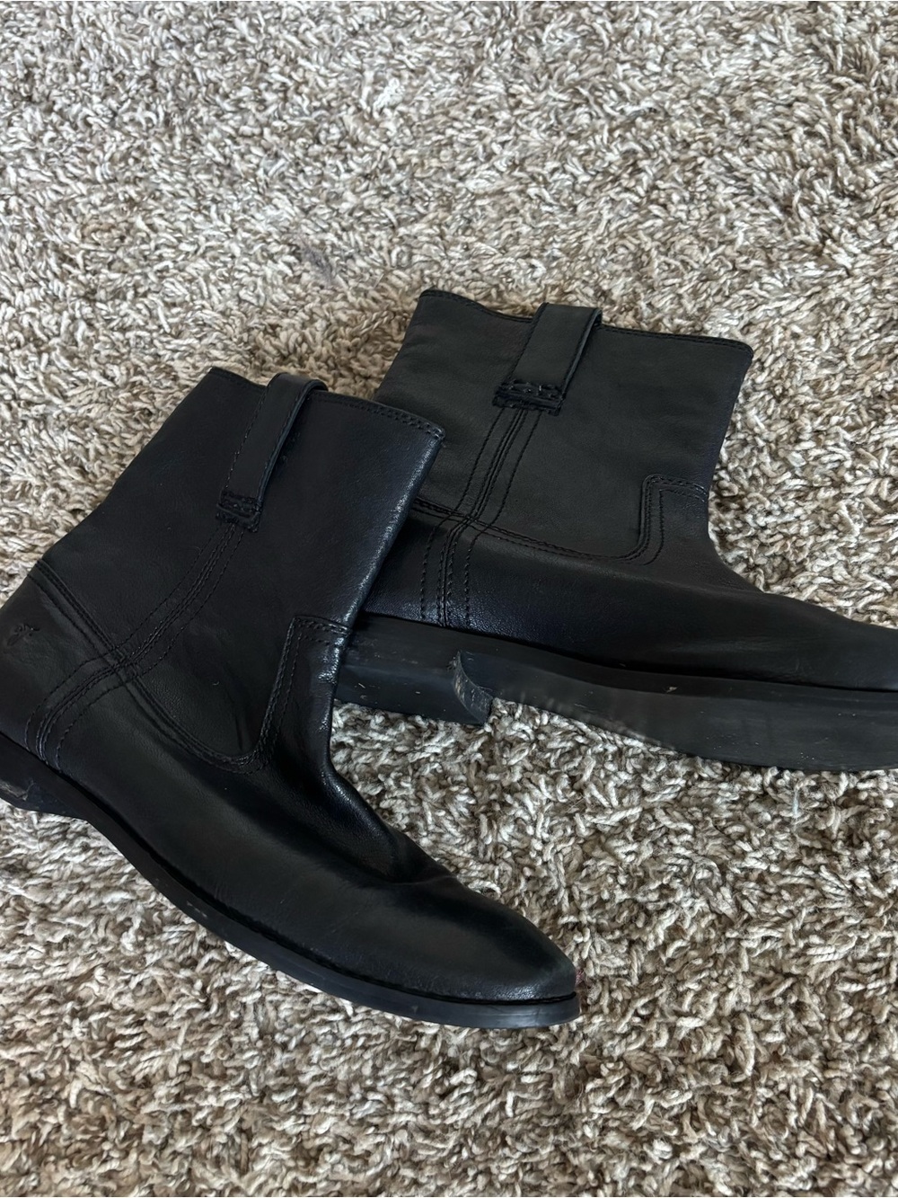 Frye Black Leather Chukka Boots
